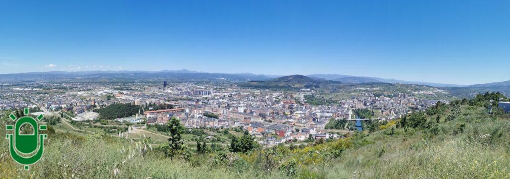 Ponferrada vista desde el Monte Pajariel (1)