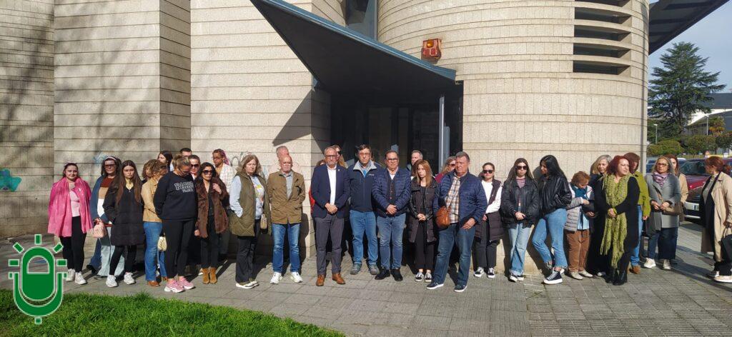 Minuto de silencio minero en Consejo Comarcal. 1 abril 2025