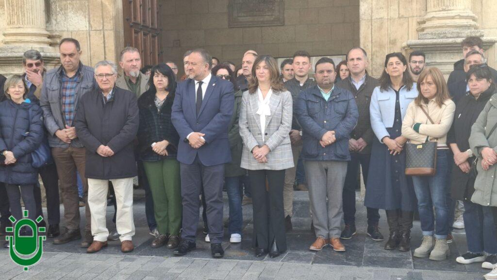 Minuto de silencio minero en Diputación de León. 1 abril 2025