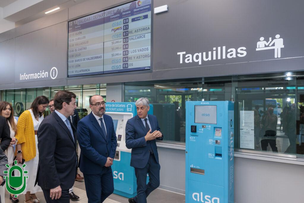 Mañueco visita Estación de Autobuses. 23 mayo 2025