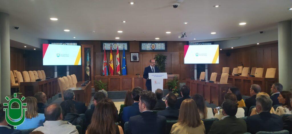 Mañueco visita Estación de Autobuses. 23 mayo 2025 (habla Morala)