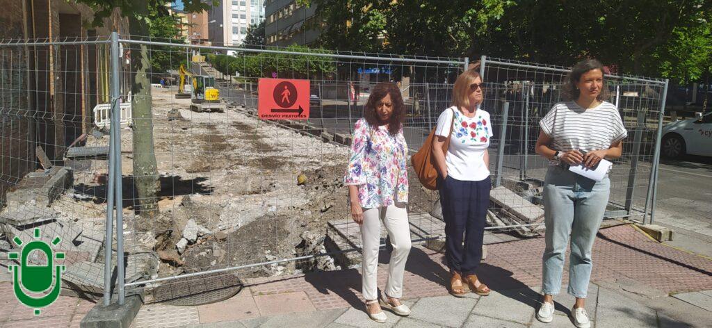 Obra acera calle Río Ancares. 26 junio 2025