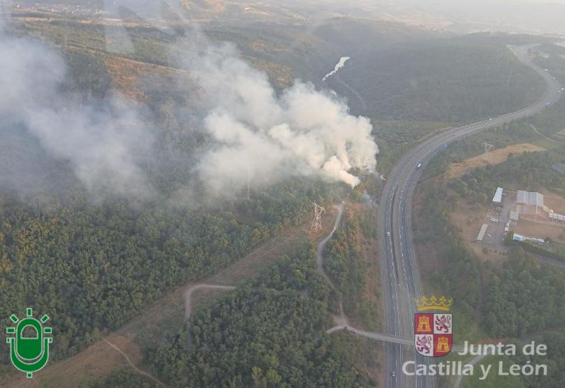 incendio forestal San Miguel de las Dueñas. 6 agosto 2025