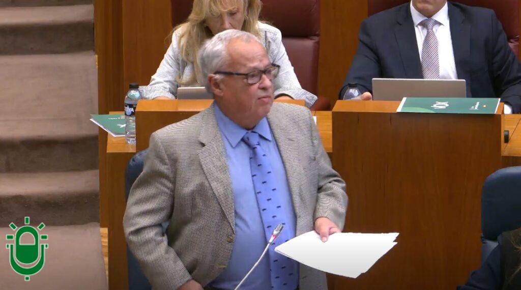 Gonzalo Santonja. pleno Cortes CyL 23 sep