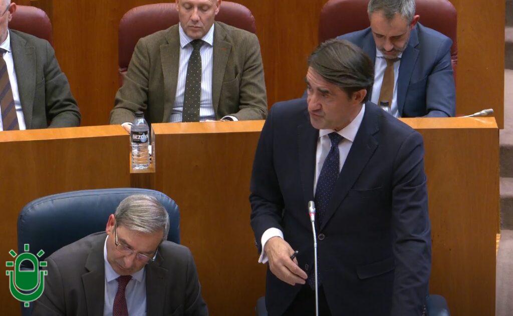 Juan Carlos Suárez-Quiñones. Pleno Cortes CyL. 23 sep