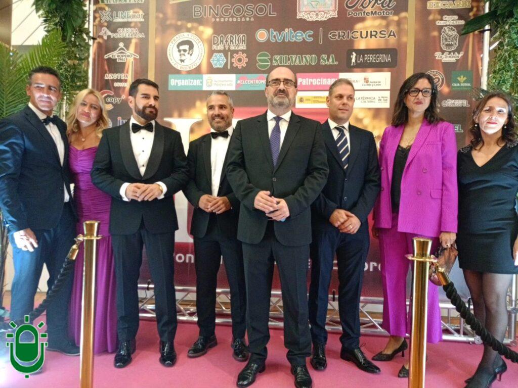 Gala Comercio Ponferrada 2025. Morala y su equipo