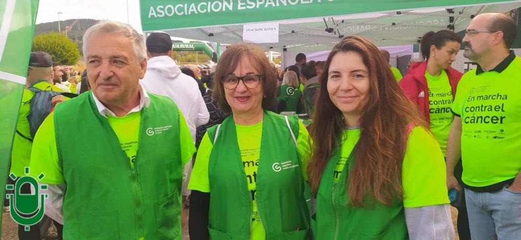 Marcha contra el Cáncer. Ponferrada. 2025. 5 de octubre. Directivos AECC