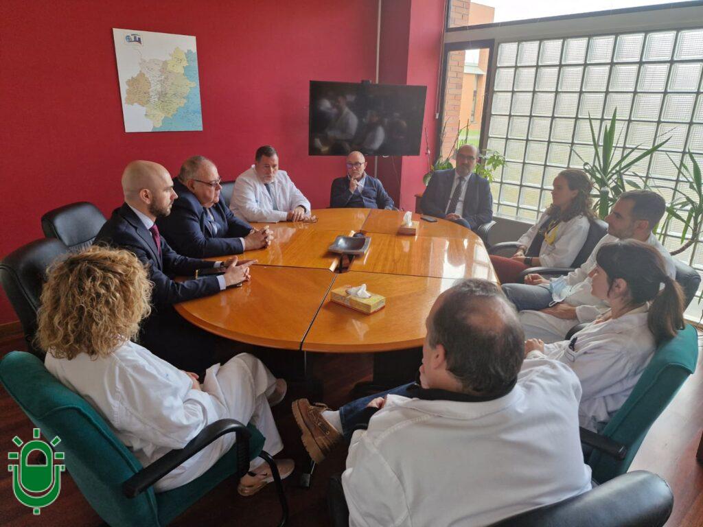 Reunión del Conseejo de Sanidad con los 4 oncólogos de la Gasbi
