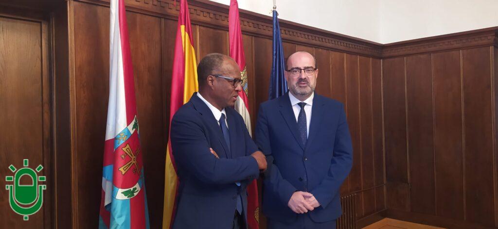 Visita primer ministro de Cabo Verde. José Ulisses Correia da Silva. 6 octubre 2025. Con Morala