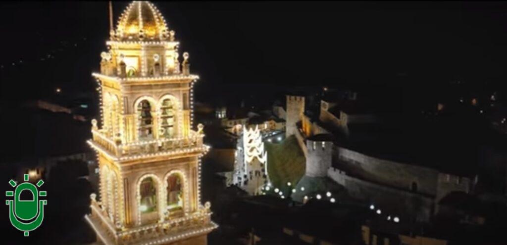 Vista aérea luces de Navidad 2024. Torre de la Encina (2)