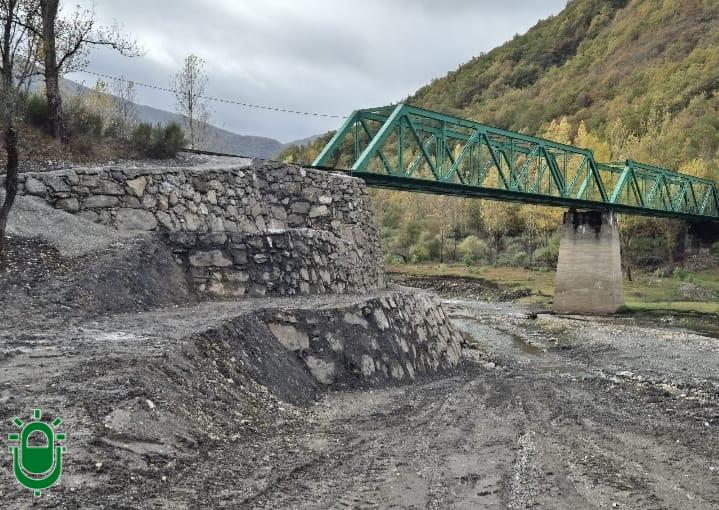Reparado Puente de Las Rozas en el ferrocarril Ponferrada-Villablino. 18 noviembre 2025