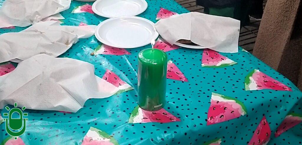 Una sola vela en La Placa. Navidad 2025