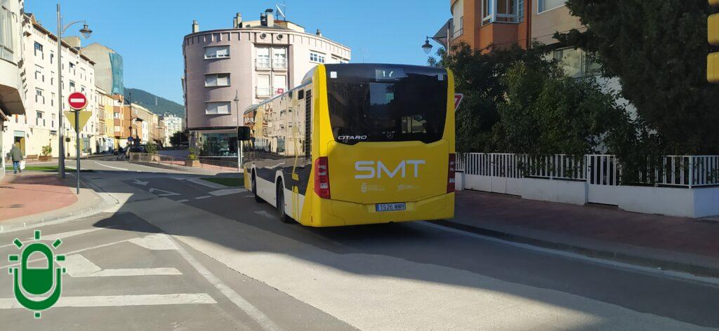 autobus urbano Ponferrada. Color Amarillo. 20 enero 2025 (2)