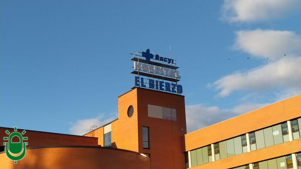 Rotulo Hospital del Bierzo