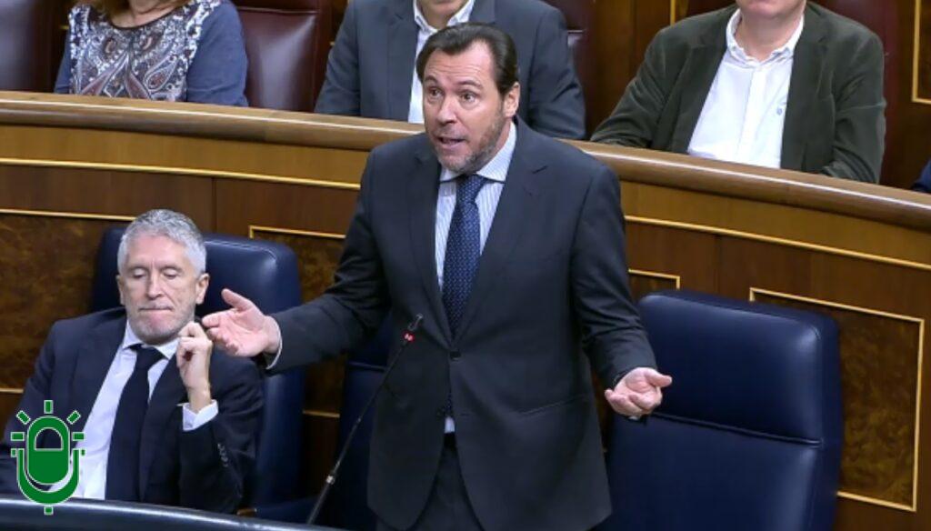 Ministro Oscar Puente responde a Silvia Franco PP en Congreso de Diputados. 18.02.2026 (2)