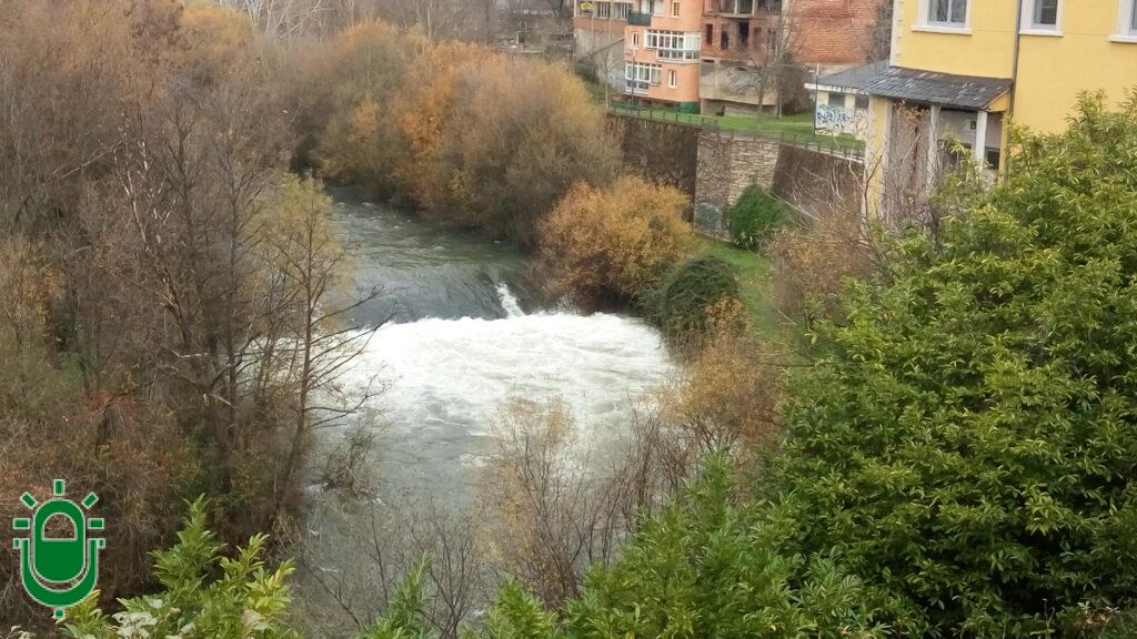 crecida del Sil en Ponferrada