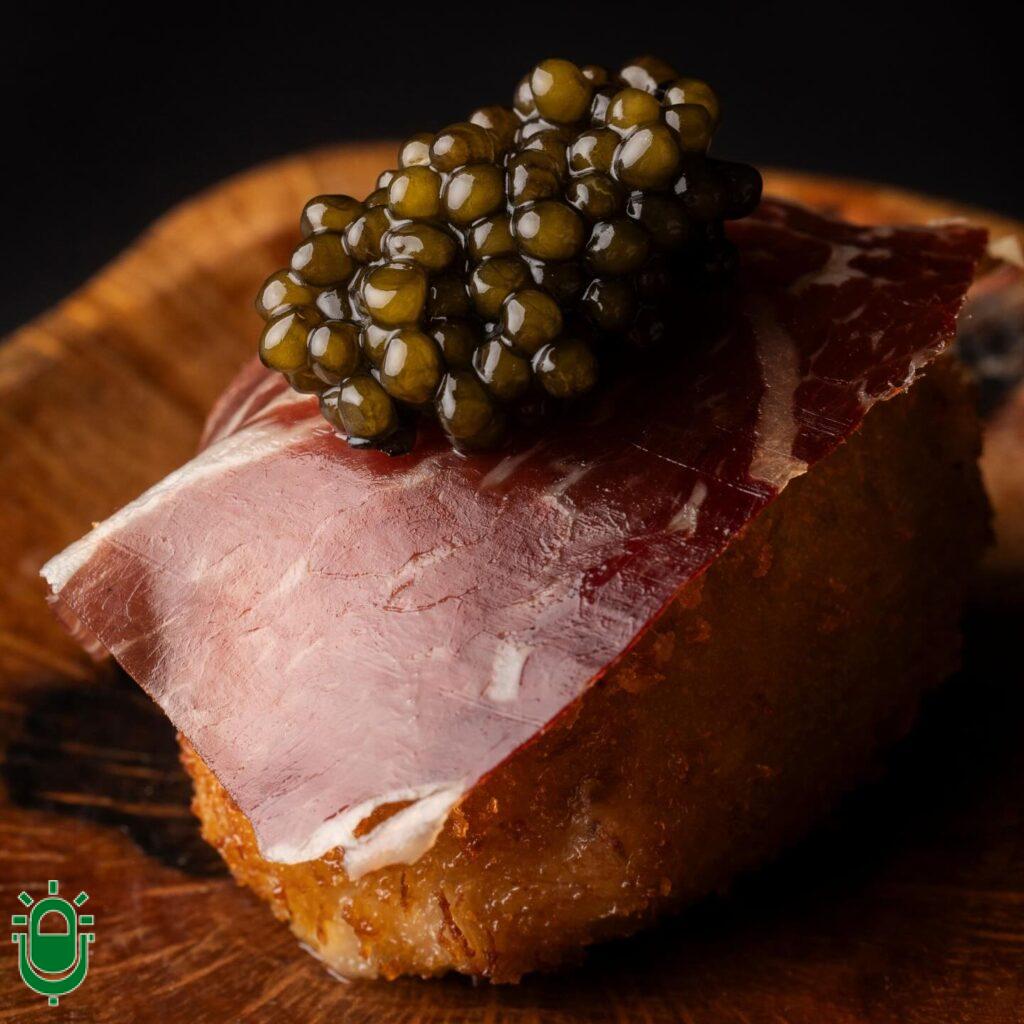 croqueta de cecina del restaurante MU·NA de Samuel Naveira