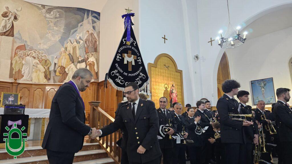 Hermandad Nazareno Silencio. Corbatín agrupación Pasion. 7 marzo 2026