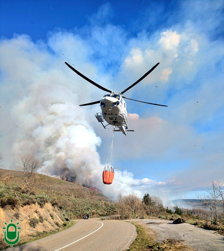 Sofocado el incendio forestal de Igüeña