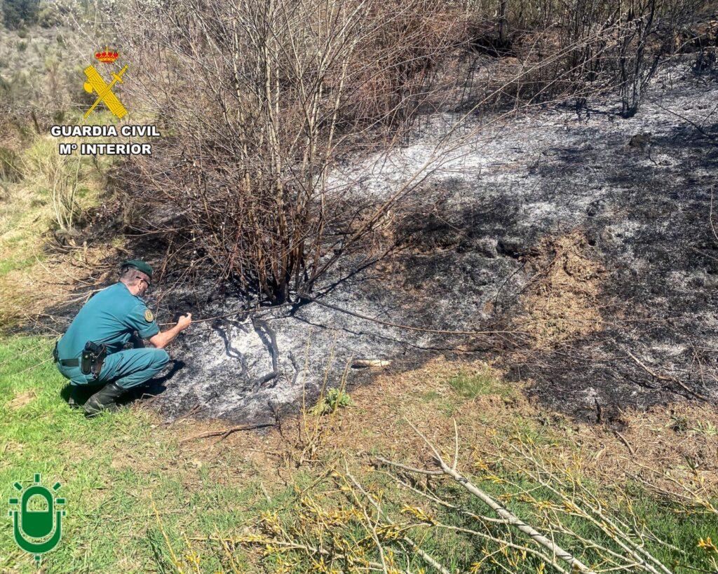 Origen incendio Igüeña. Un investigado (28 de marzo 2026)