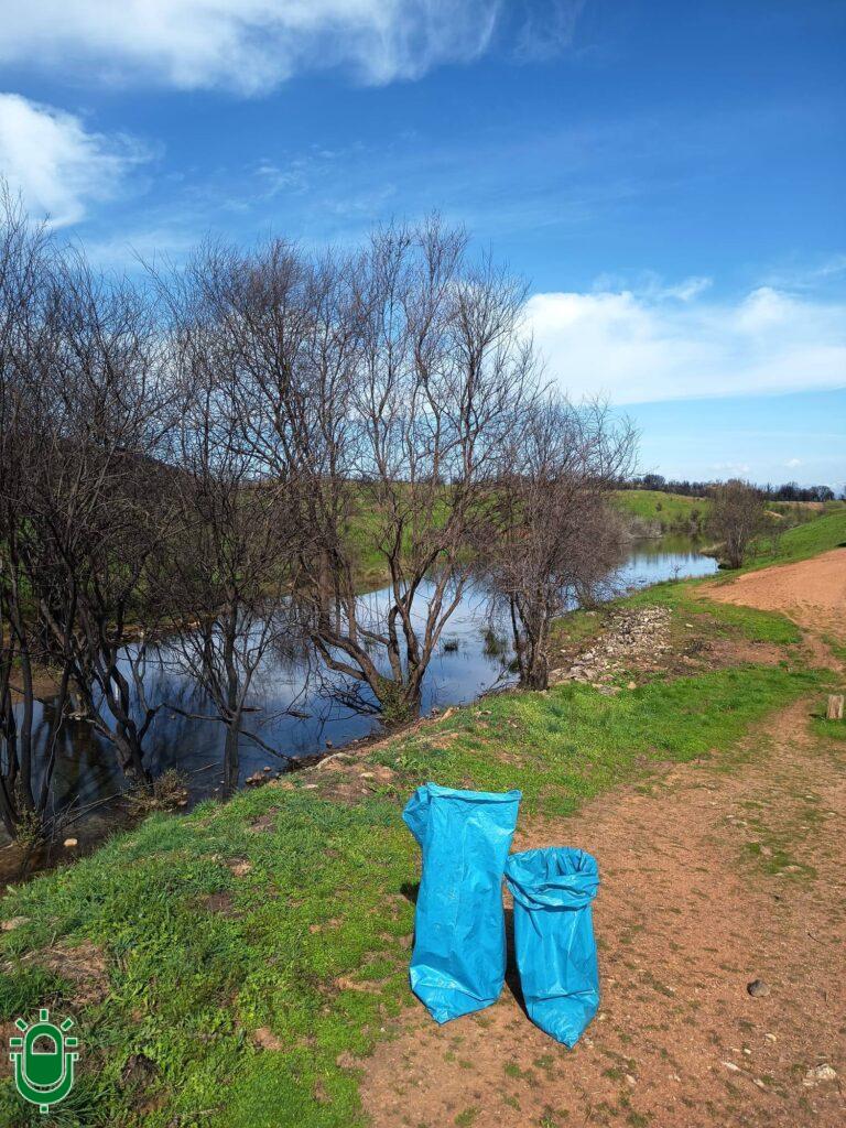 Recogida residuos Lago Somido. 22 marzo 2026. Orbanajo