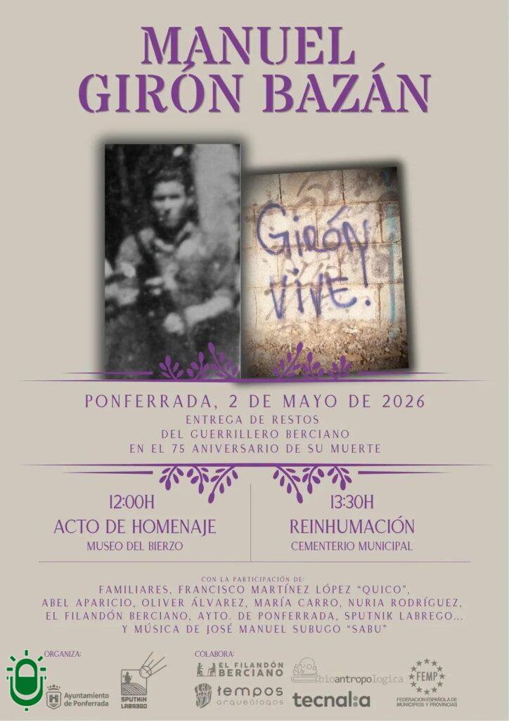 Cartel Huesos de Girón. 2 mayo 2026