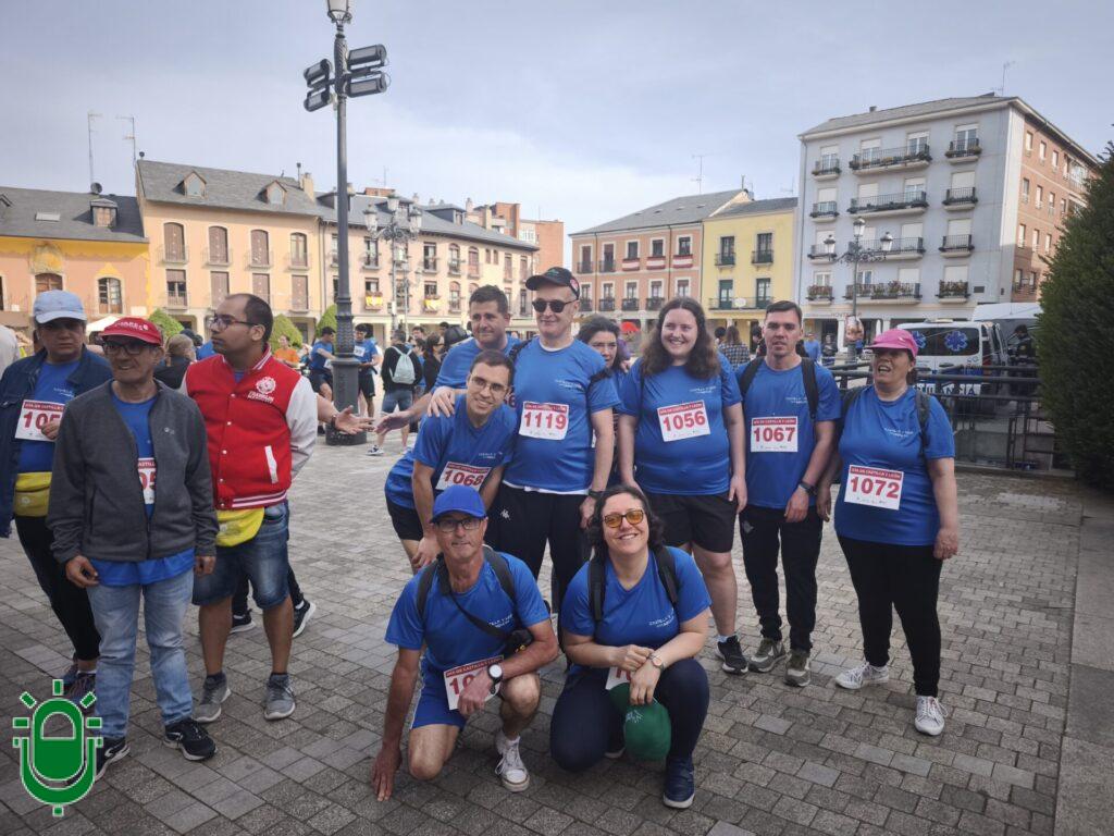 Éxito de la carrera y marcha solidaria a beneficio de Asprona Bierzo en el Día de Castilla y León
