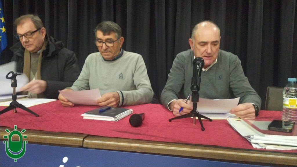 José Luis Prada y Humberto Merayo. Regantes Canal Bajo. 30 nov 2025