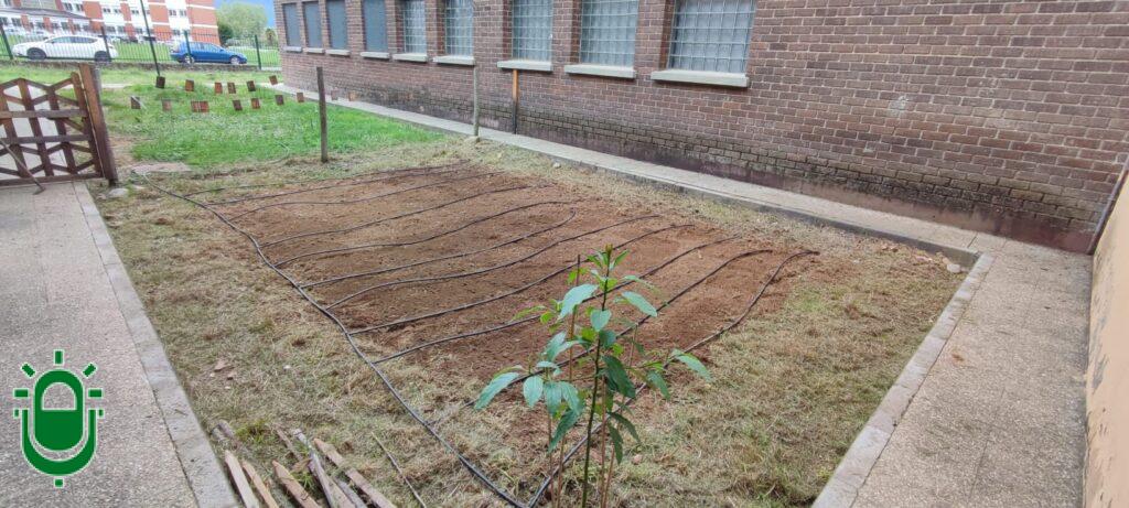 Siete colegios de Ponferrada acondicionan nuevos huertos escolares