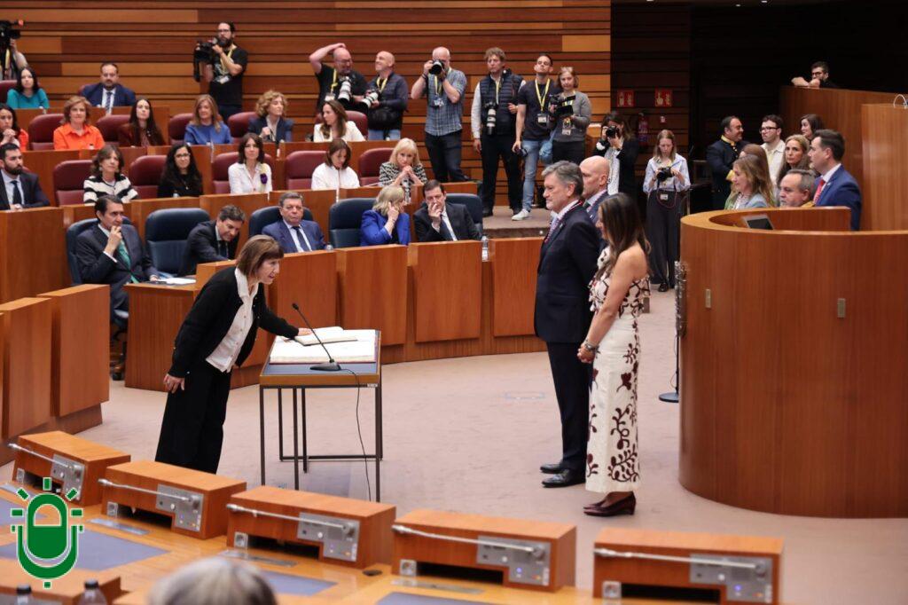 Mabel Fernandez PSOE. Promesa Cortes de Castilla y León. 14 abril 2026 (2)