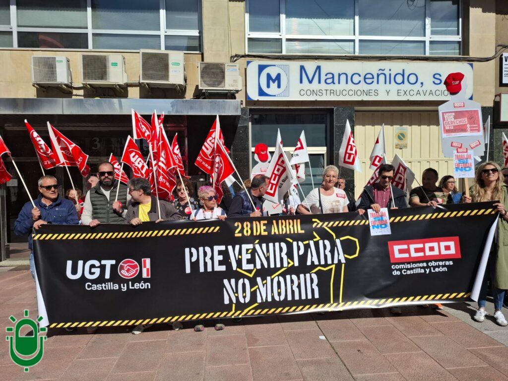 CCOO y UGT Bierzo reclaman cambios en la Ley de Prevención Laboral y cifran en más de un millar los accidentes registrados en 2025