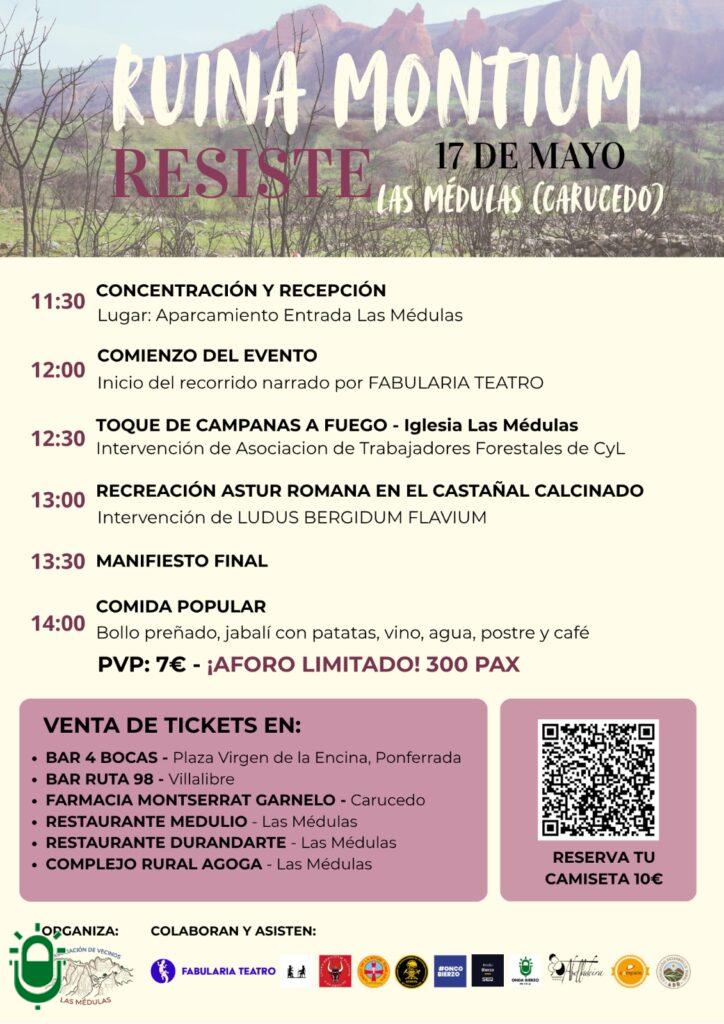 cartel acto 17 mayo Médulas