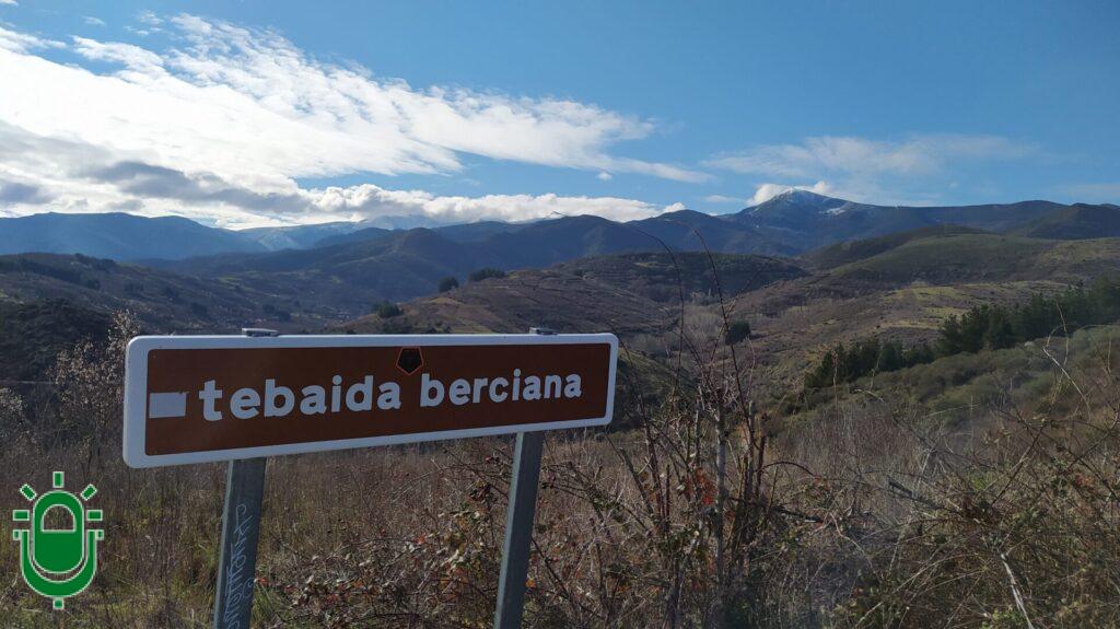 cartel indicador Tebaida Berciana