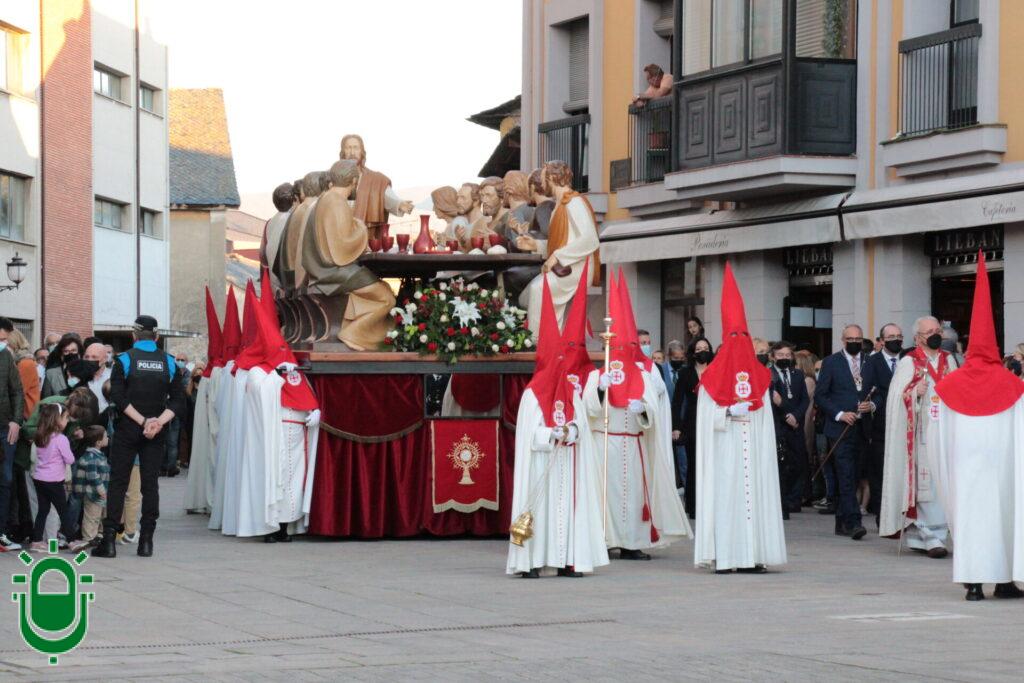 procesion santa cena Ponferrada 2022. Jueves santo.
