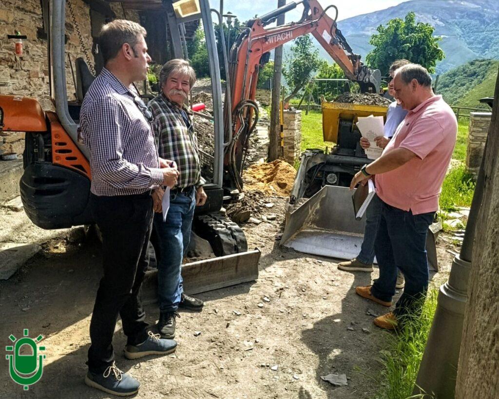 Empiezan las obras de urbanización de Montes de Valdueza