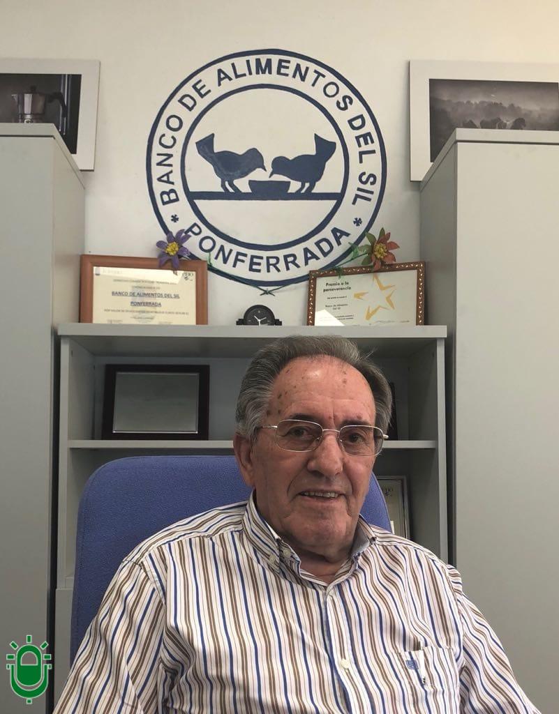 Duelo en la «Ponferrada solidaria» por la muerte de Damián Tascón, fundador del Banco de Alimentos del Sil