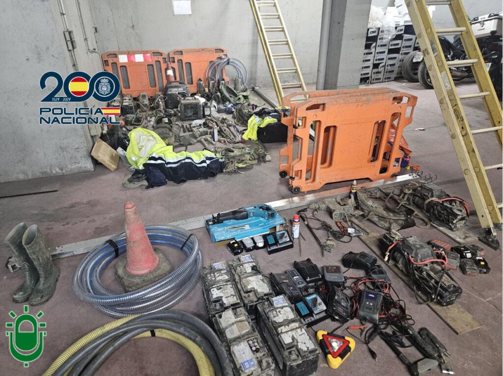 Detienen en Ponferrada a cinco personas por robo de cable de cobre