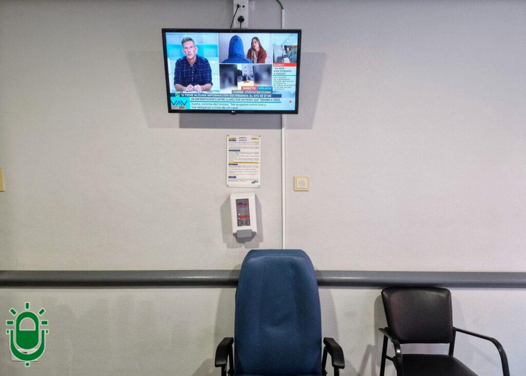 Televisión en habitaciones Hospital del Bierzo (2)