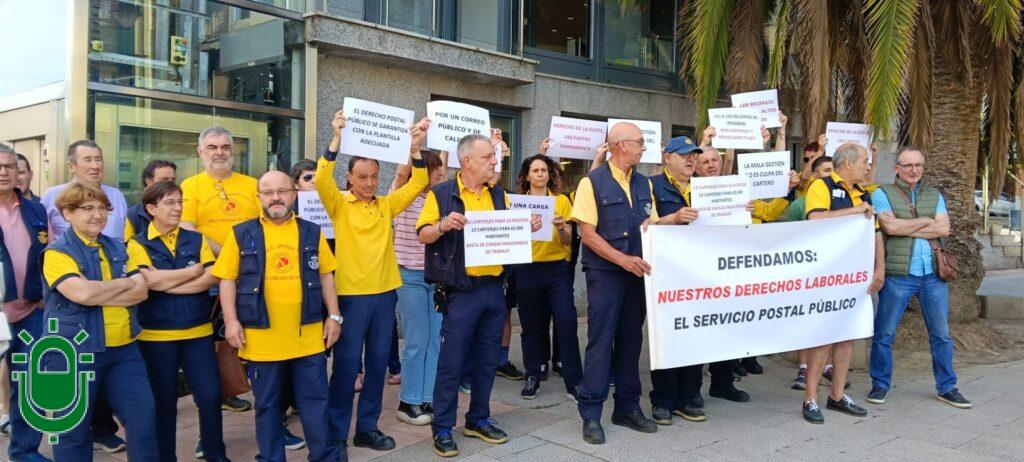 Los carteros de Ponferrada protestan por la falta de personal. Quieren «uno para cada barrio»