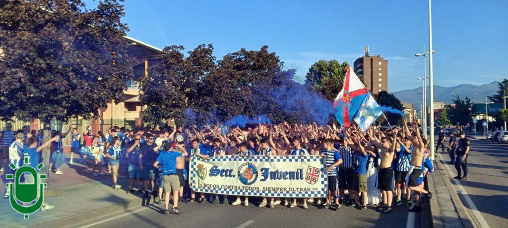 corteo blanquiazul