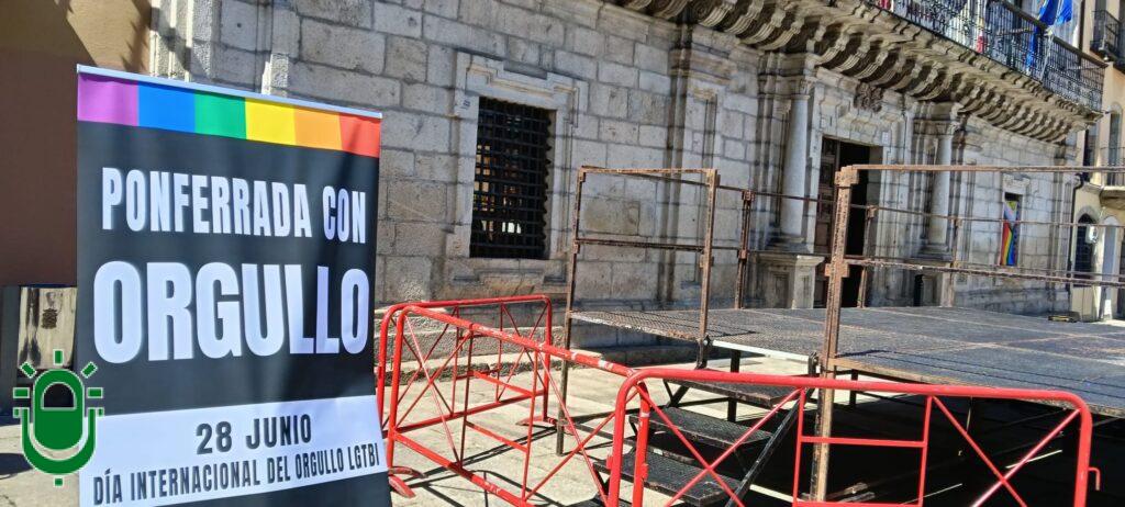 Dia del Orgullo LGTBIQ+ en Ponferrada. 27 junio 2026. Cartel