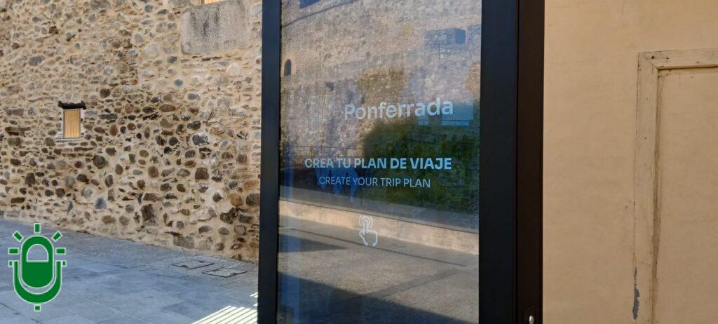 Pantallas turísticas Ponferrada. 25 junio 2026