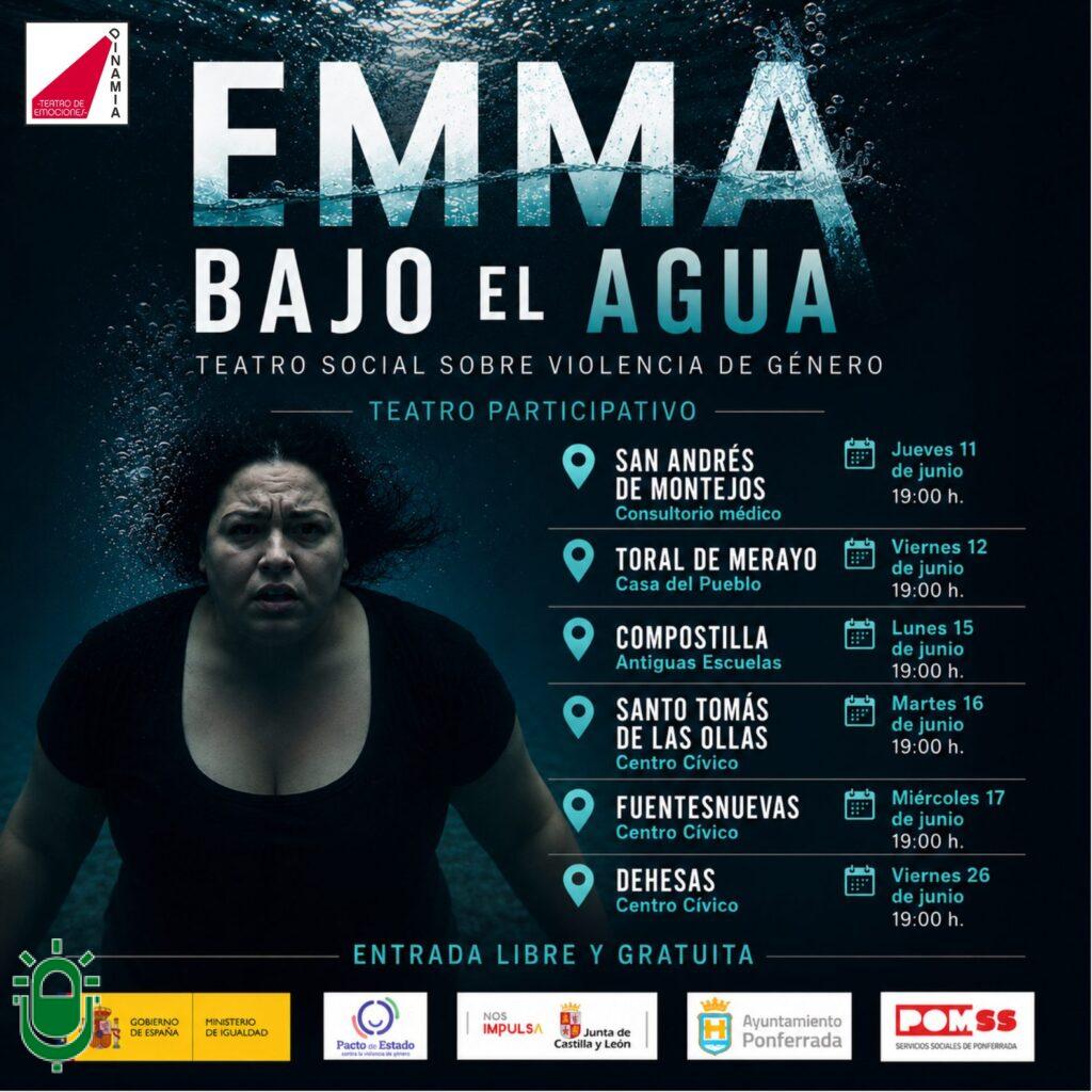 cartel emma bajo el agua general redes