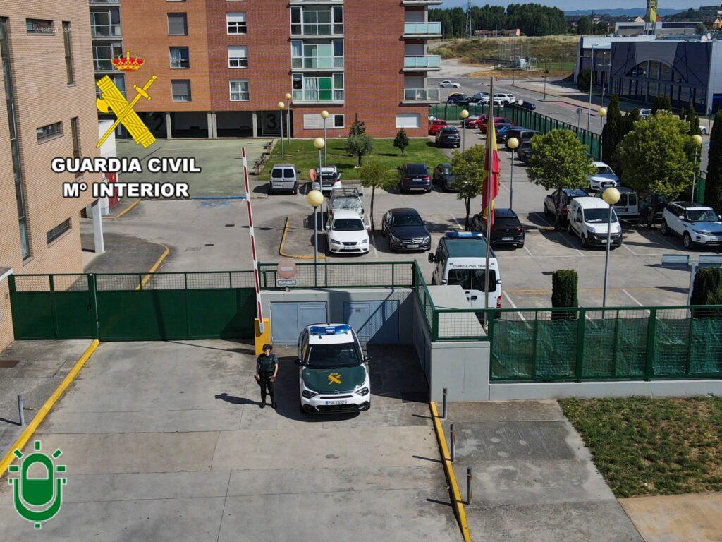 Cuartel Guardia Civil de Ponferrada. desde el aire