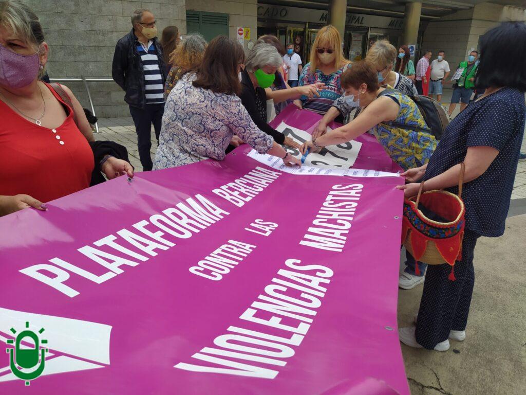 Pancarta. Sabado Sin Sol. Plataforma Violencia Machistas