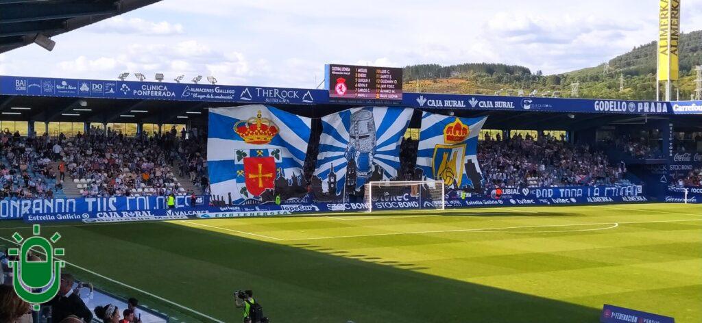 Tifo en el partido contra la Cultural. 17 mayo 2025