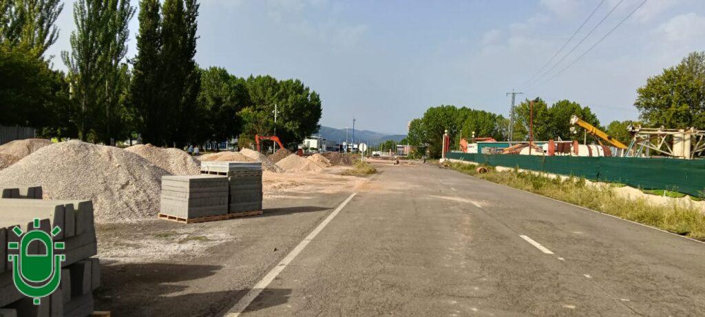 Avenida Ciudad de Bergida. Ponferrada. Pronto obras. 8 agosto 2026 (obra en tramo inicial)
