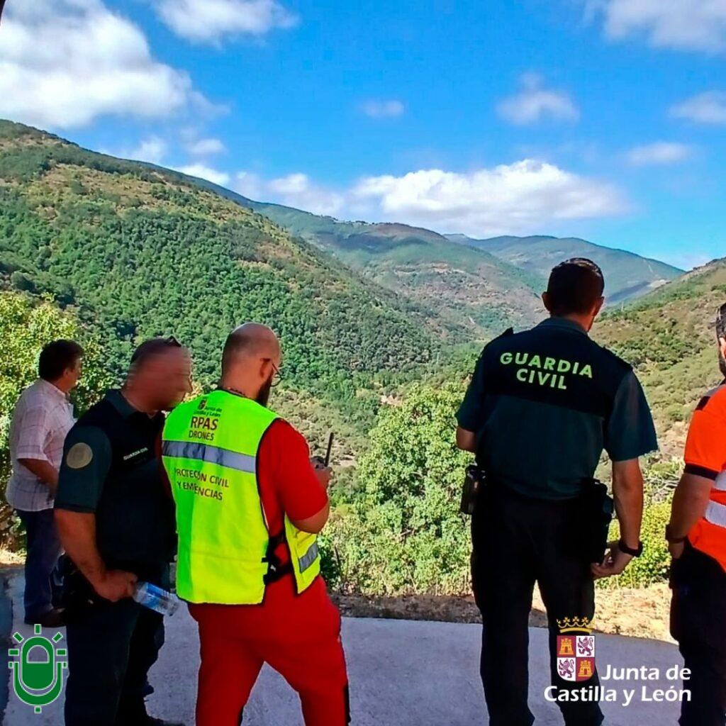 Búsqueda mujer en Santalavilla. 9 agosto 2026. Protección Civil