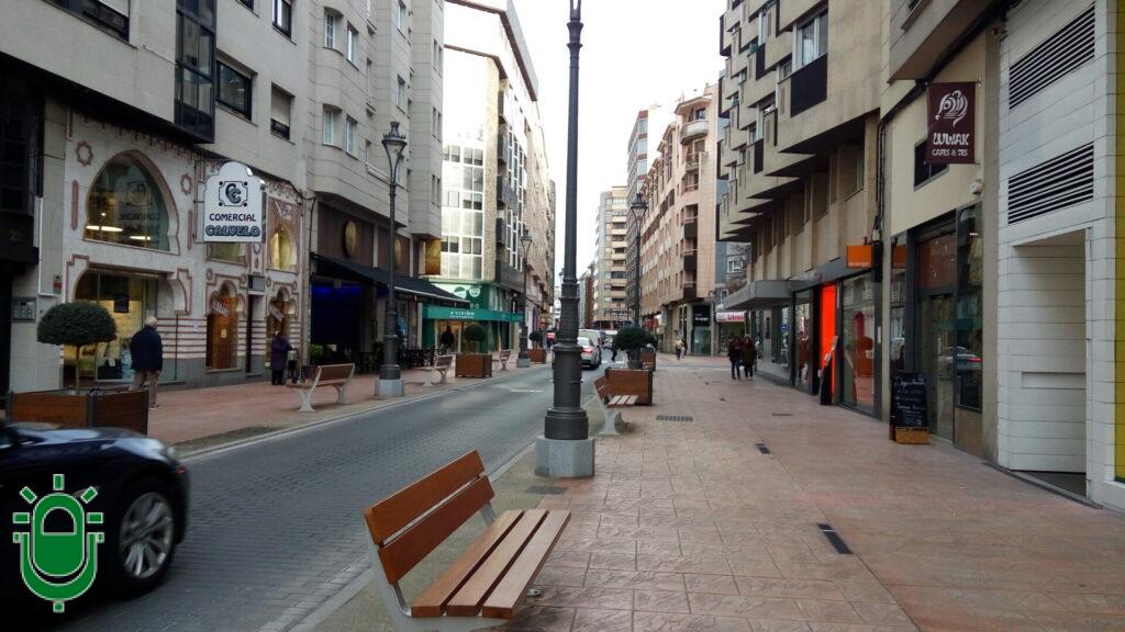 Calle Camino de Santiago. Ponferrada