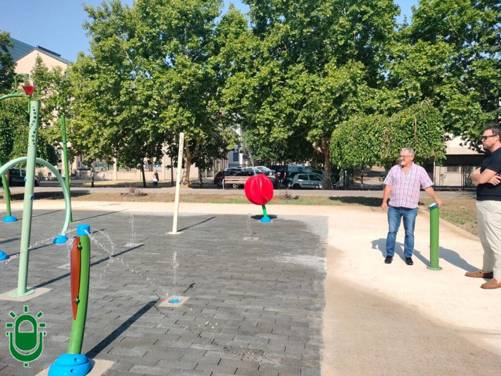 Ponferrada abre los juegos acuáticos del Parque de la Concordia